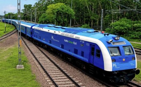 India debuts hydrogen-powered train as part of sustainability drive