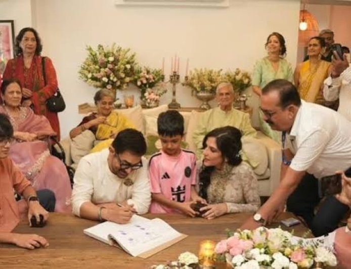 ആമിർ ഖാൻ വീണ്ടും വിവാഹിതനായി; ഗൗരി സ്പ്രാറ്റിനൊപ്പം പുതിയ ജീവിതത്തിലേക്ക്