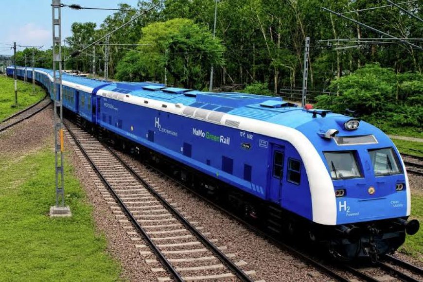 India debuts hydrogen-powered train as part of sustainability drive