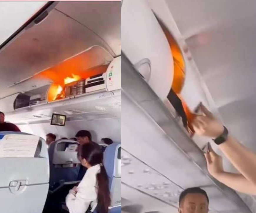 Mid-air scare: Power bank catches fire aboard China Eastern flight, raising safety concerns