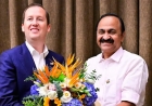 അമേരിക്കൻ അംബാസിഡറുമായി കൂടിക്കാഴ്ച നടത്തി മുഖ്യമന്ത്രി വി.ഡി. സതീശൻ