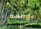 Kerala becomes Keralam. Kera means coconut tree and Alam means land or realm, meaning the land of coconut trees