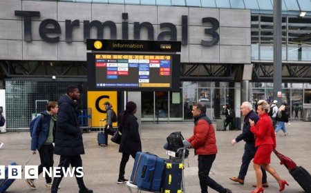 Heathrow Airport warns of disruption following floods