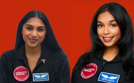 ബഹിരാകാശത്ത് ആർത്തവത്തെക്കുറിച്ച് ആദ്യ ഗവേഷണം; ചരിത്രമെഴുതാൻ രണ്ട് ഇന്ത്യൻ വംശജ യുവതികൾ