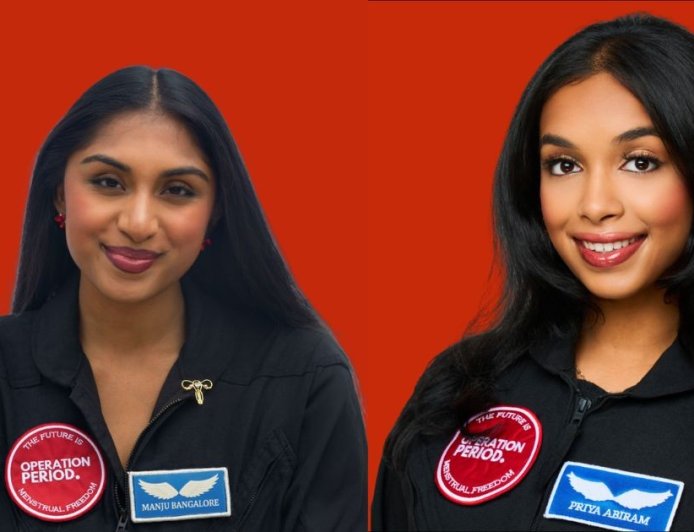 ബഹിരാകാശത്ത് ആർത്തവത്തെക്കുറിച്ച് ആദ്യ ഗവേഷണം; ചരിത്രമെഴുതാൻ രണ്ട് ഇന്ത്യൻ വംശജ യുവതികൾ