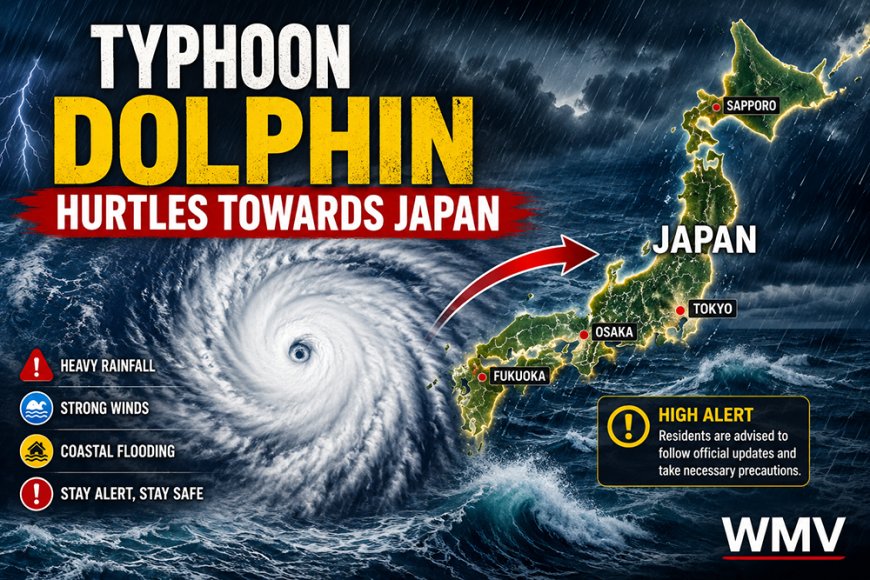 Typhoon Dolphin hurtles towards Japan: Tracker, updates and what to expect