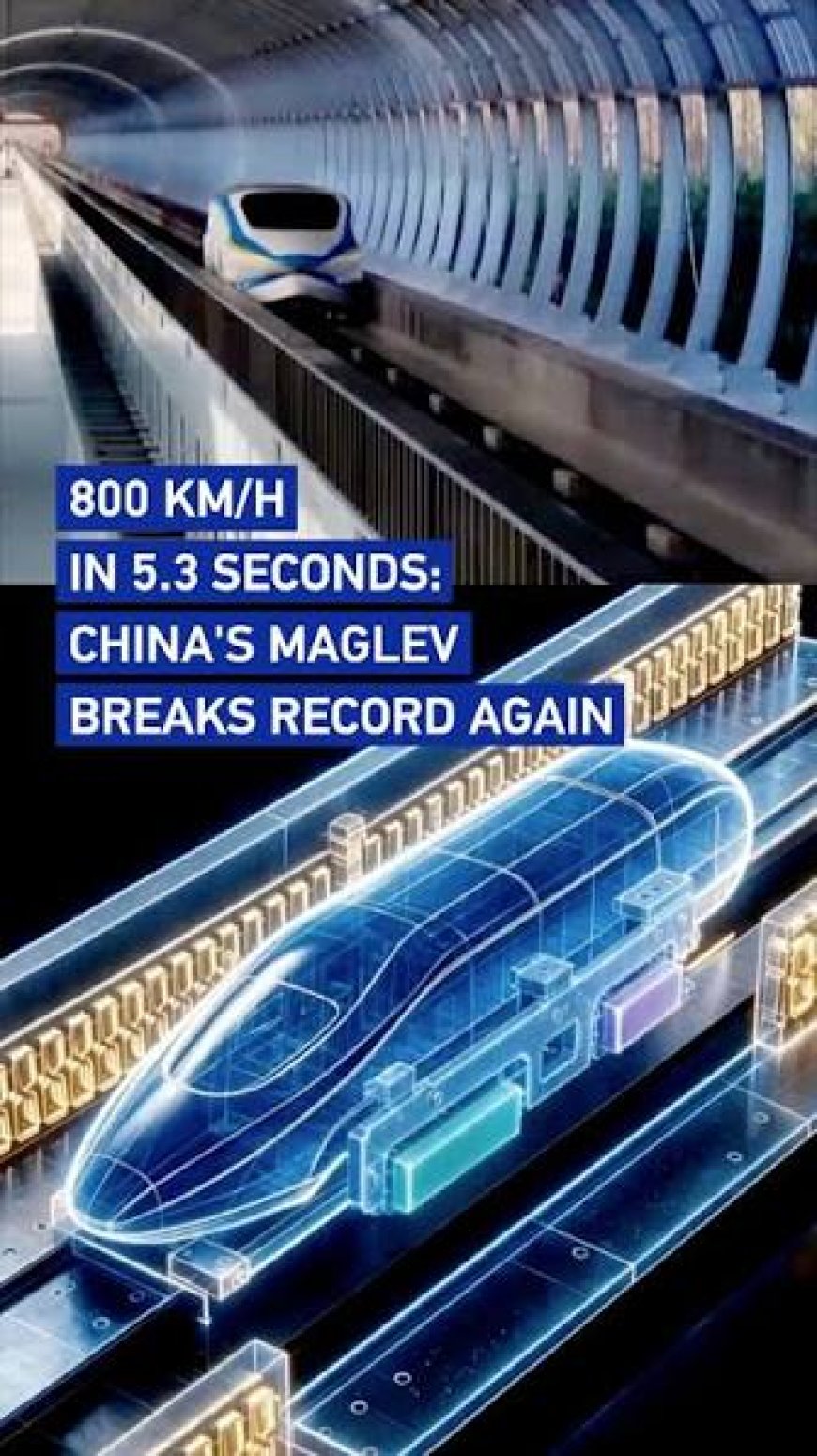 China's experimental bullet train sets world record, hits 800 kmph in just 5.3 seconds