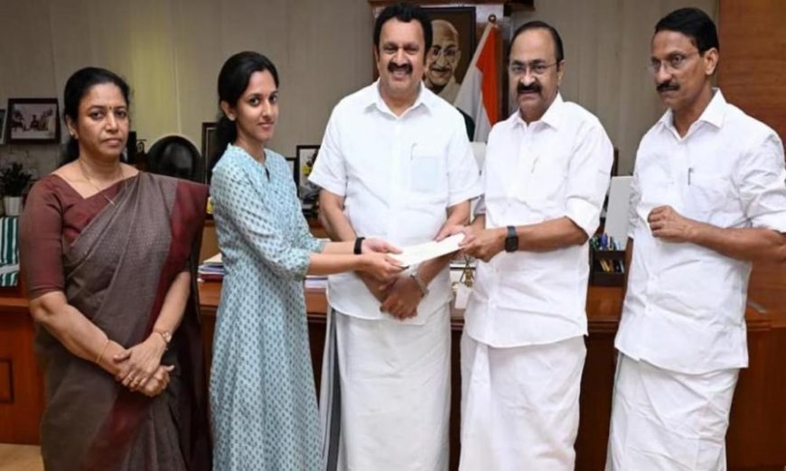 നവീന്‍ ബാബുവിന്റെ മകള്‍ക്ക് സര്‍ക്കാര്‍ ജോലി; നിയമന ഉത്തരവ് മുഖ്യമന്ത്രി കൈമാറി