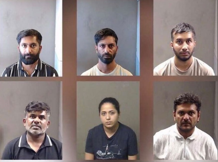 ട്രാഫിക് പരിശോധനയിൽ പുറത്തുവന്നത് കോടികളുടെ ലഹരിവ്യാപാരം; അമേരിക്കയിൽ ആറ് ഇന്ത്യൻ വംശജർ അറസ്റ്റിൽ