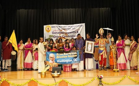 ശ്രീനാരായണ മിഷൻ സെൻറർ വാഷിംഗ്ടൻ ഡിസി ഗുരുദേവ ജയന്തിയും ഓണാഘോഷവും