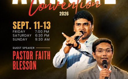 ഫെയ്ത്ത് ടാബർനാക്കിൾ വാർഷിക കൺവെൻഷൻ സെപ്റ്റംബർ 11 മുതൽ 13 വരെ