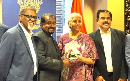 കേന്ദ്ര ധനകാര്യമന്ത്രി നിര്‍മ്മലാ സീതാരാമന് ഷിക്കാഗോയില്‍ ഉജ്വല സ്വീകരണം നല്‍കി