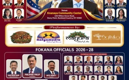 ഫൊക്കാനയുടെ പുതിയ ഭരണസമിതി രേഖാ കൈമാറ്റവും  ഉൽഘാടനവും  സെപ്റ്റംബർ 20ന്