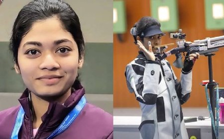 Malayali shooter Vidarsa K Vinod makes history at Asian Games