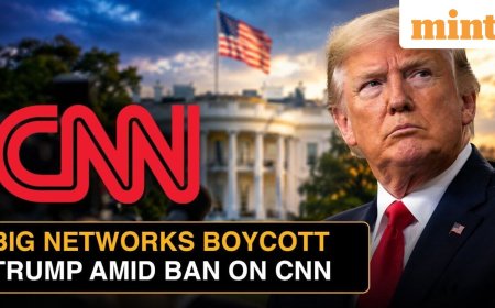 Major networks band together to drop joint video coverage of Trump after he banned CNN