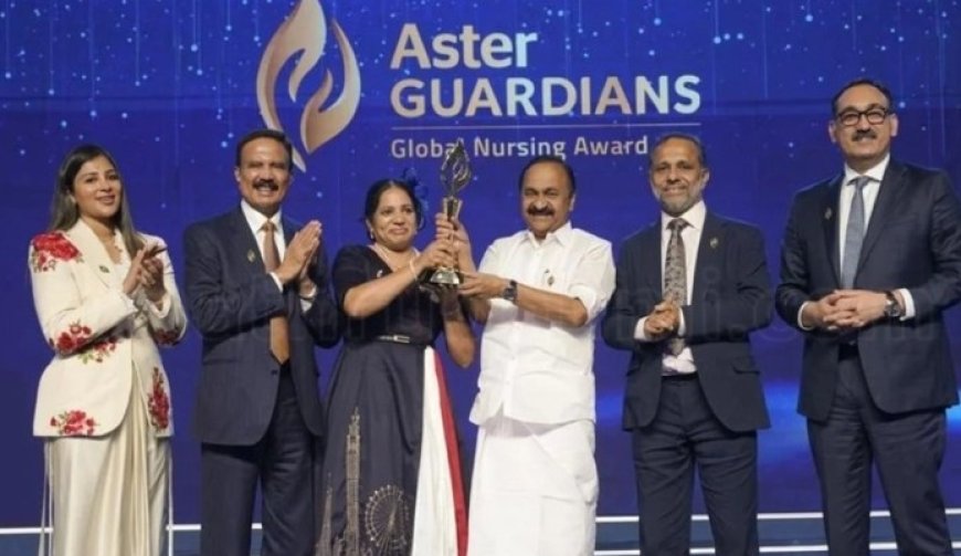 Ajimol Pradeep from Kottayam wins prestigious Global Nursing Award
