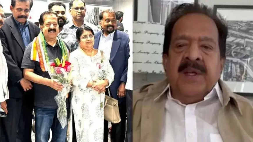 Chennithala says US tour was not at government expense; political controversy intensifies