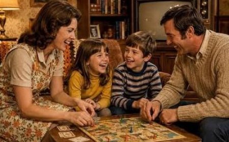 16 ways families spent their evenings before the Internet