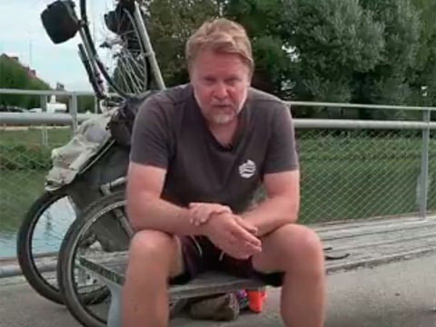 British adventurer Karl Bushby back on UK soil after 28-year round-the-world walk