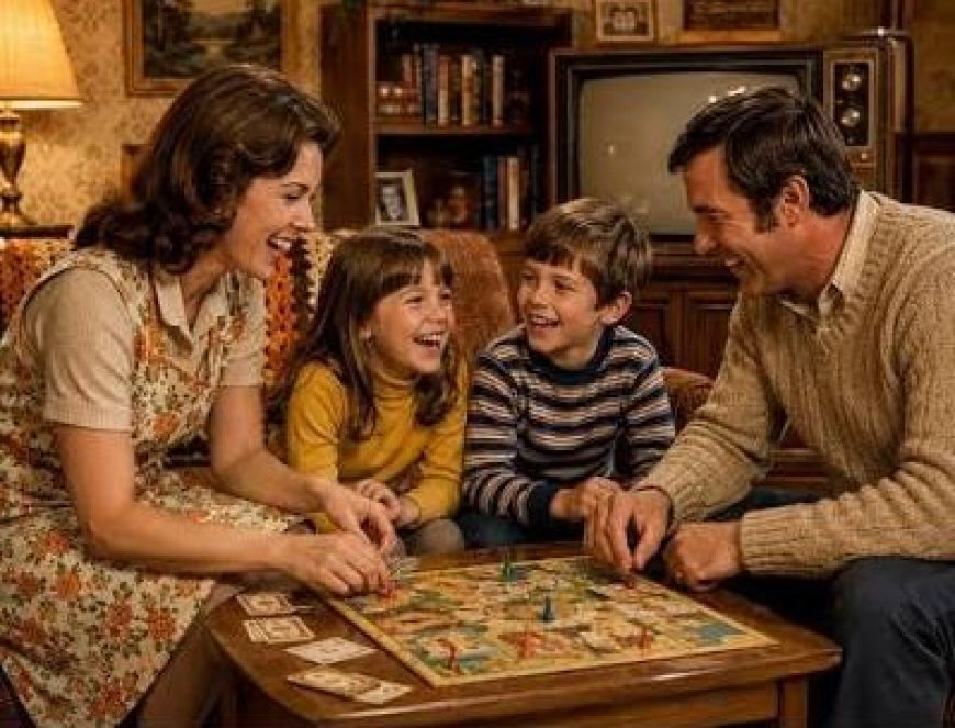 16 ways families spent their evenings before the Internet