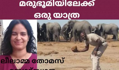 കലഹാരി മരുഭൂമിയിലേക്ക് ഒരു യാത്ര : ലീലാമ്മ തോമസ് ബോട്സ്വാന