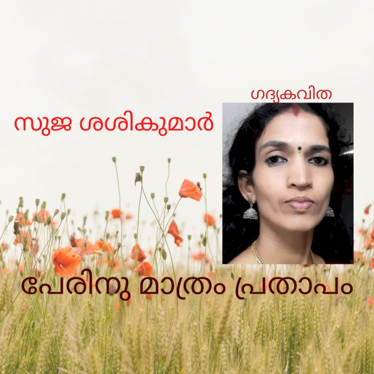 പേരിനു മാത്രം പ്രതാപം; സുജ ശശികുമാർ